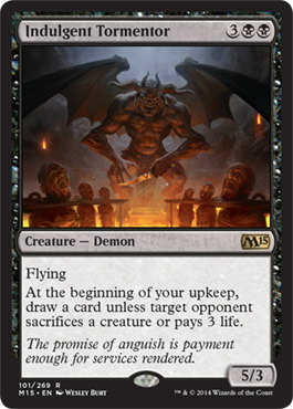 Indulgent Tormentor (Magic 2015 Core Set) Medium Play
