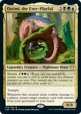 Otrimi, the Ever-Playful (Commander 2020 Ikoria) Near Mint Foil
