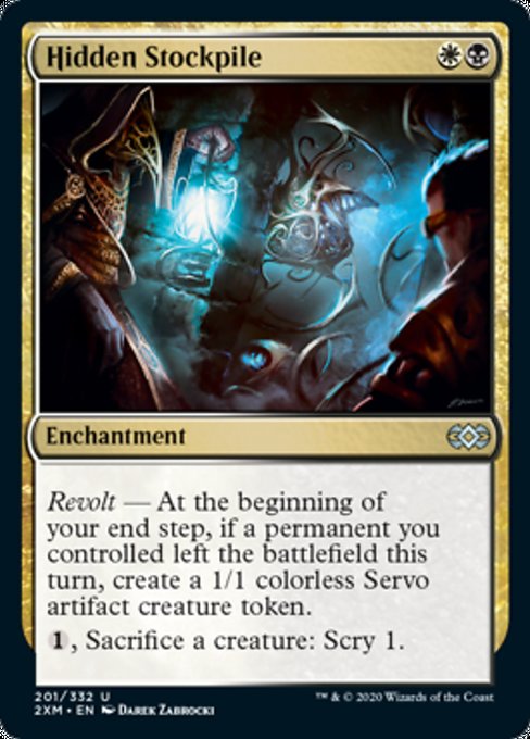 Hidden Stockpile (Double Masters) Near Mint Foil