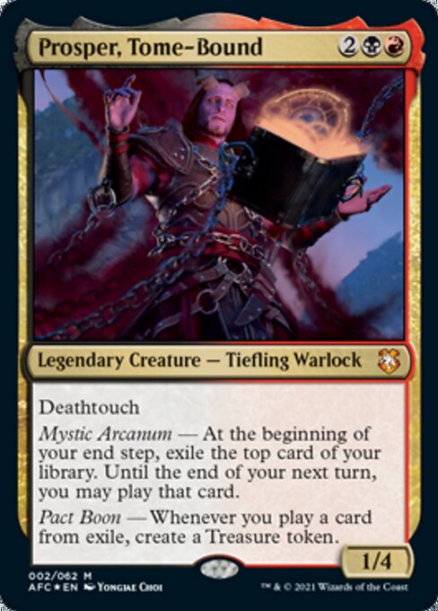 Prosper, Tome-Bound (Commander 2021 Forgotten Realms) Near Mint Foil
