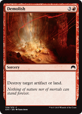 Demolish (Magic Origins) Medium Play