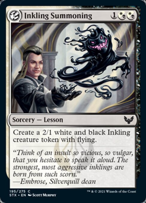 Inkling Summoning (Strixhaven) Near Mint Foil