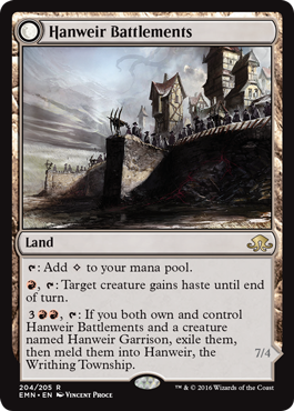 Hanweir Battlements (Eldritch Moon) Medium Play