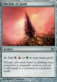 Obelisk of Jund (Shards of Alara) Medium Play Foil