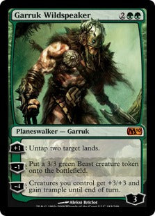 Garruk Wildspeaker (Magic 2010 Core Set) Heavy Play