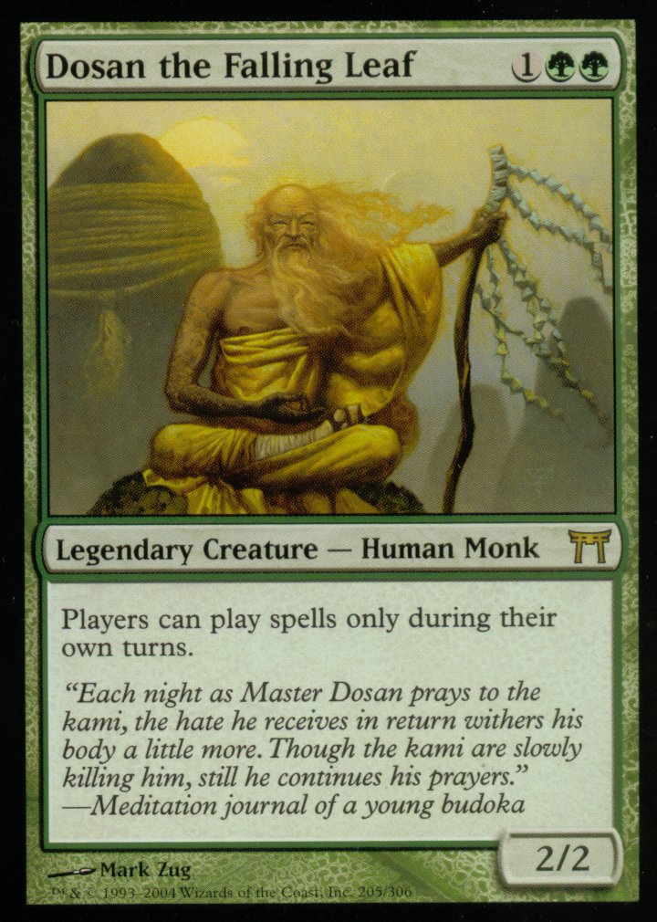 Dosan the Falling Leaf (Champions of Kamigawa) Medium Play