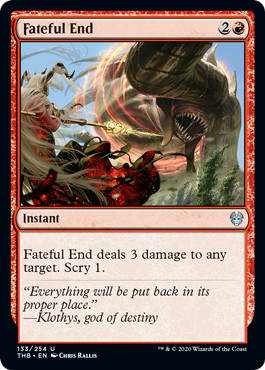 Fateful End (Theros Beyond Death) Near Mint