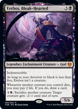 Erebos, Bleak-Hearted (Theros Beyond Death) Near Mint Foil