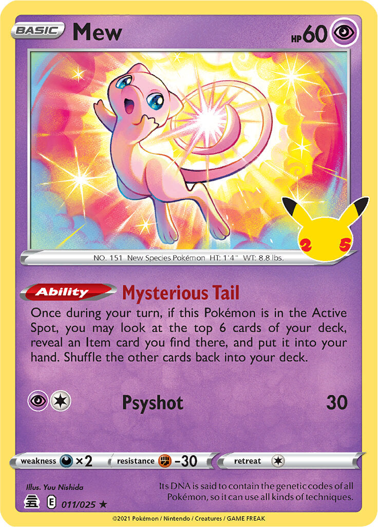 Mew (011/025) [SWSH: Celebrations]