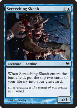 Screeching Skaab (Dark Ascension) Light Play