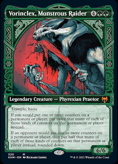 Vorinclex, Monstrous Raider (Showcase) (Kaldheim) Near Mint Foil