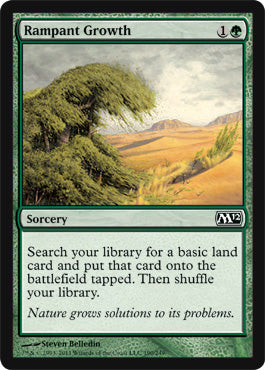 Rampant Growth (Magic 2012 Core Set) Medium Play