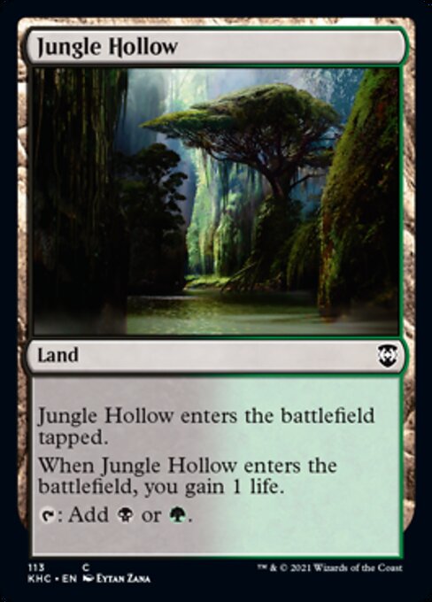 Jungle Hollow (Commander 2021 Kaldheim) Near Mint