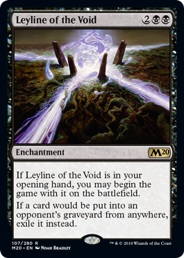 Leyline of the Void (Magic 2020 Core Set) Light Play Foil