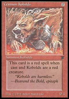 Crimson Kobolds (Legends) Heavy Play