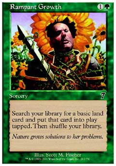 Rampant Growth (7th Edition) Near Mint Foil
