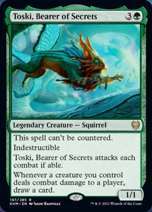 Toski, Bearer of Secrets (Kaldheim) Near Mint Foil