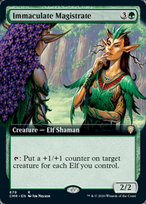 Immaculate Magistrate (Extended Art) (Commander Legends) Near Mint Foil