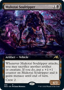 Mukotai Soulripper (Extended Art) (Kamigawa: Neon Dynasty) Near Mint