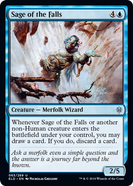 Sage of the Falls (Throne of Eldraine) Near Mint