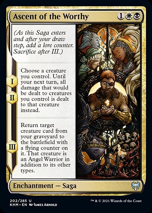 Ascent of the Worthy (Kaldheim) Medium Play