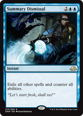 Summary Dismissal (Eldritch Moon) Medium Play