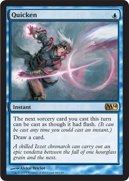 Quicken (Magic 2014 Core Set) Light Play
