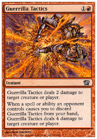 Guerrilla Tactics (8th Edition) Light Play Foil