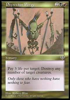 Phyrexian Purge (Mirage) Medium Play