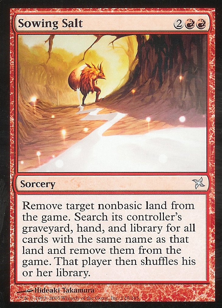 Sowing Salt (Betrayers of Kamigawa) Medium Play