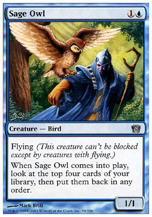 Sage Owl (8th Edition) Medium Play
