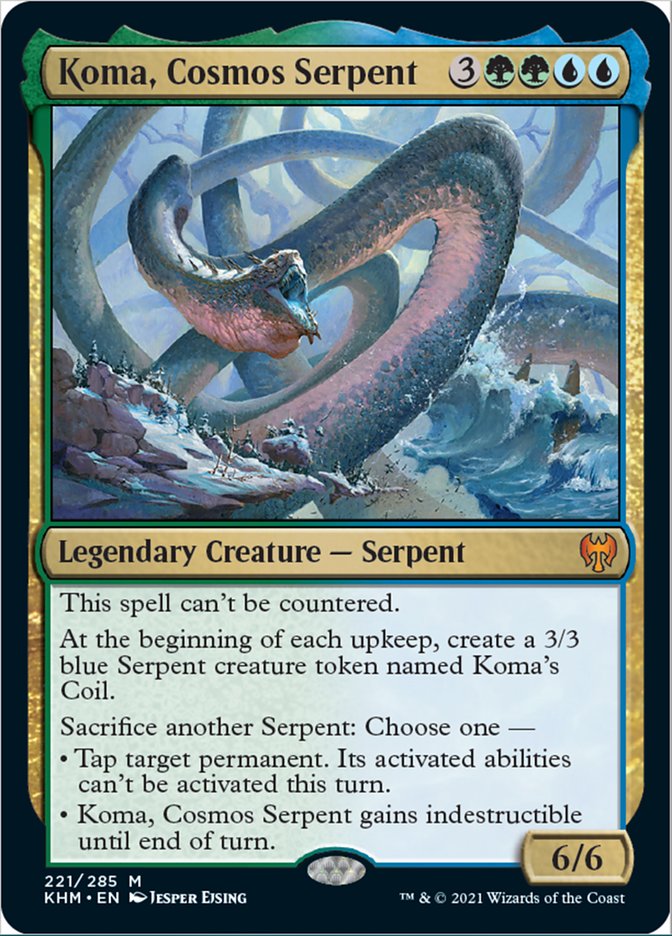 Koma, Cosmos Serpent (Kaldheim) Near Mint Foil