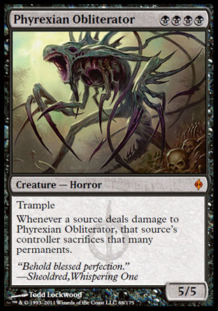 Phyrexian Obliterator (New Phyrexia) Medium Play Foil