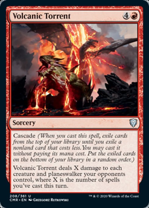 Volcanic Torrent (Commander Legends) Medium Play