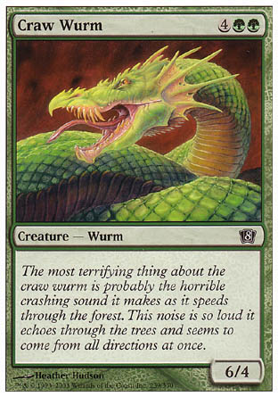 Craw Wurm (8th Edition) Medium Play