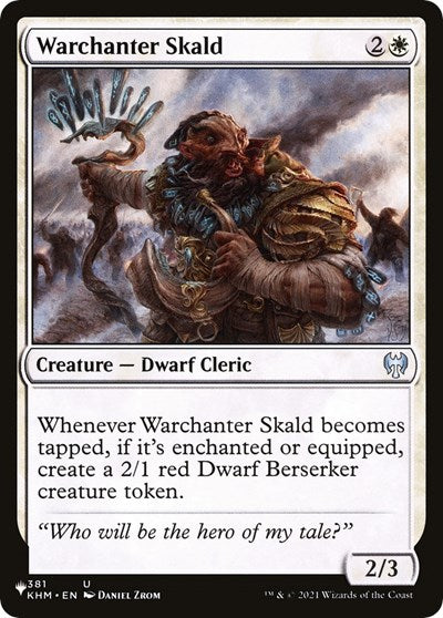 Warchanter Skald (The List) Near Mint