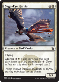 Sage-Eye Harrier (Khans of Tarkir) Medium Play