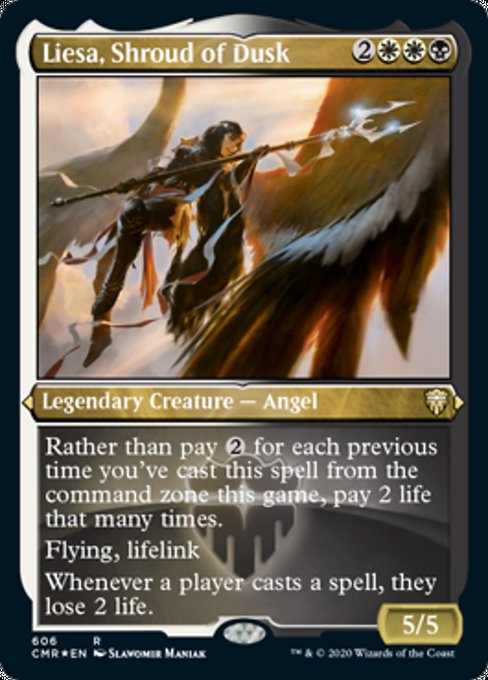 Liesa, Shroud of Dusk (Foil Etched) (Commander Legends) Near Mint Foil
