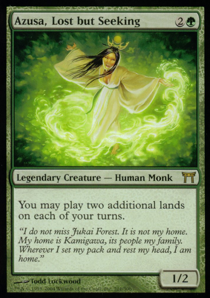 Azusa, Lost but Seeking (Champions of Kamigawa) Medium Play
