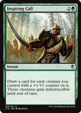 Inspiring Call (Commander 2016 Edition) Light Play