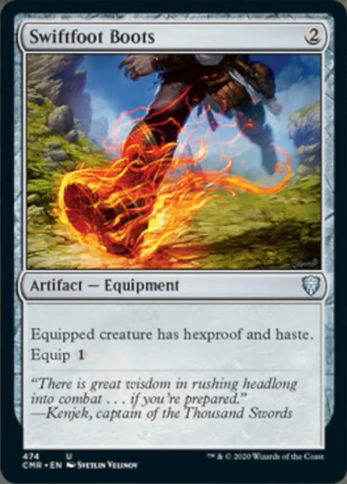 Swiftfoot Boots (Commander 2020 Commander Legends) Near Mint