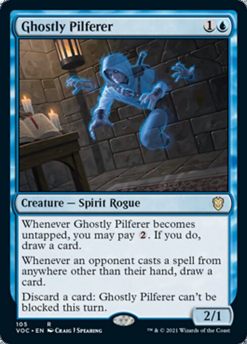 Ghostly Pilferer (Commander 2021 Crimson Vow) Near Mint