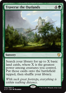 Traverse the Outlands (Commander 2017) Near Mint