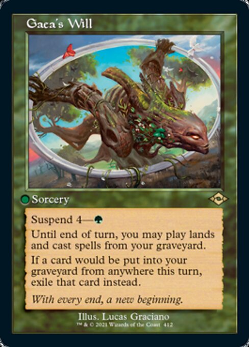 Gaea's Will (Retro Frame) (Modern Horizons 2) Light Play
