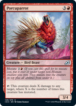Porcuparrot (Ikoria: Lair of Behemoths) Near Mint
