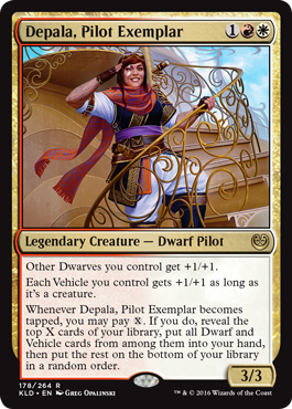 Depala, Pilot Exemplar (Kaladesh) Light Play
