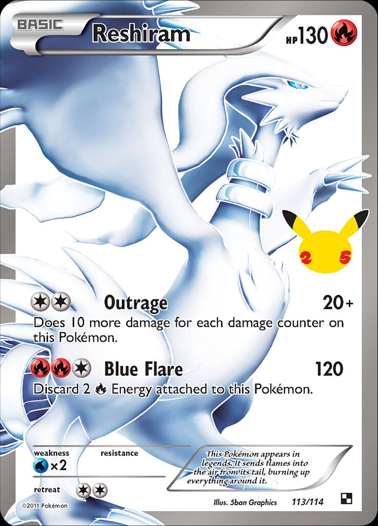 Reshiram (113/114) [SWSH: Celebrations Classic Collection]