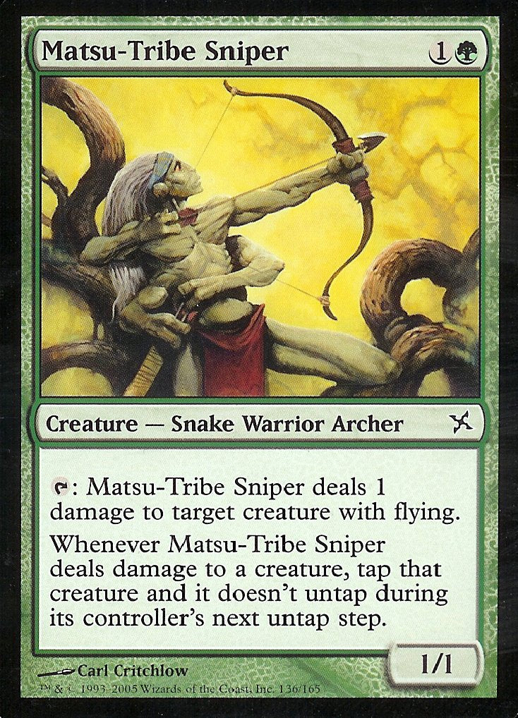 Matsu-Tribe Sniper (Betrayers of Kamigawa) Medium Play