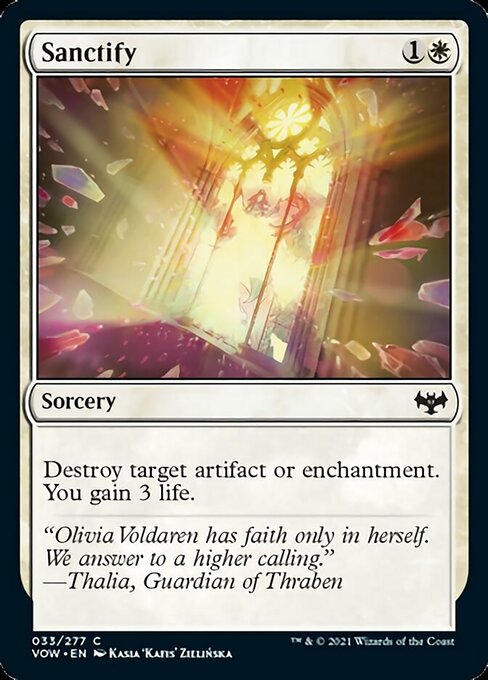 Sanctify (Innistrad: Crimson Vow) Near Mint Foil