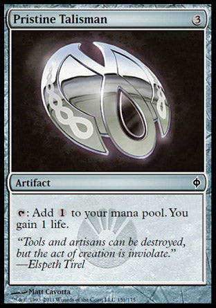 Pristine Talisman (New Phyrexia) Near Mint Foil